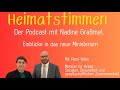 Heimatstimmen im Dialog mit René Wilke über den Start in die Arbeit im neuen Ministerium.