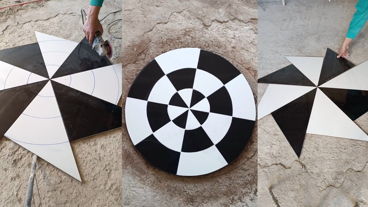Rond design kaise banaen¥ Best Rond China tile design ¥ Karim radouan