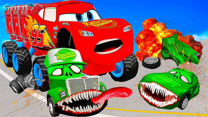 Lightning McQueen HERO and MATER vs ZOMBIE Pixar cars Zombie apocalypse in  BeamNG.drive - DayDayNews