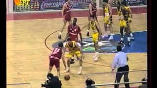 1992-93 greek cup semi finals olympiakos-aris(highlights)