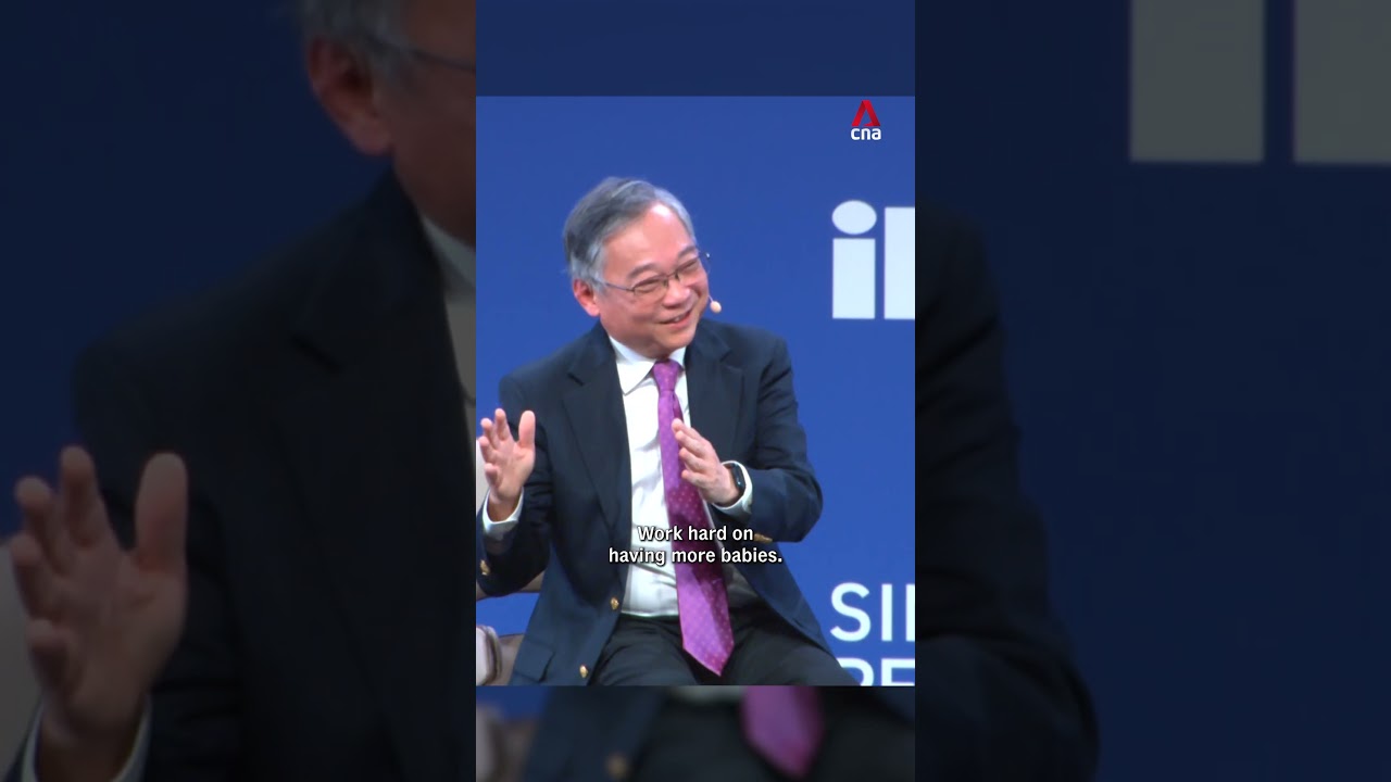 'Work hard on having more babies', Gan Kim Yong tells student