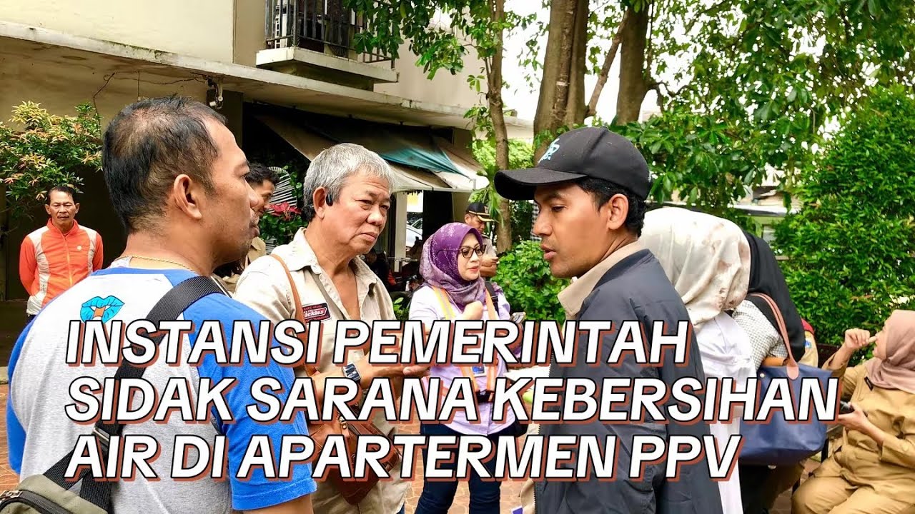 Inpeksi Kebersihan Sarana Air Di Apartermen Puri Park View Oleh Instasi Pemerintah & PDAM 