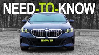 BMW I5 - The things YOU need to know! | Charging, Range, Noise, 0-100