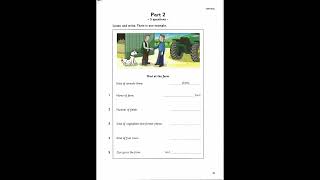 LISTENING • MOVERS 1 TEST 3 (AUTHENTIC EXAMINATION PAPERS) | Luyện Nghe MOVERS