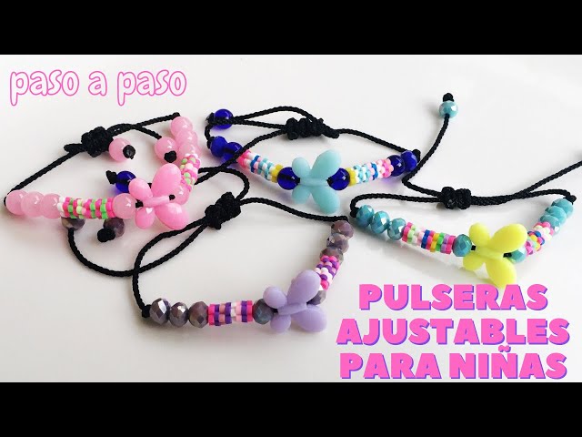 😍COMO HACER HERMOSAS PULSERAS DE BISUTERIA PARA NIñAS HECHAS POR  @PULSERASCREATIVAS 