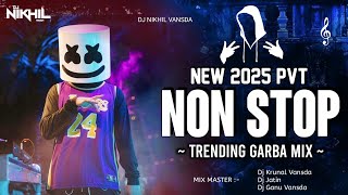 New Trending Garba 2025 | Non Stop Garba Mix | Dj Krunal Vansda , Dj Jatin , Dj Ganu Vansda
