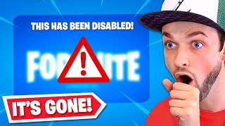 Fortnite have *REMOVED* this... AGAIN!