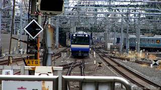 JR East Yokosuka Line E235 & E217 Shinagawa Station 2021-02-26