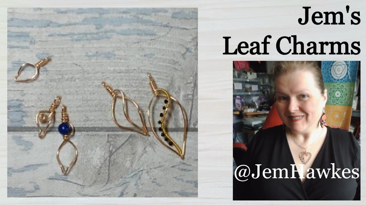 How to Create Leaf Charms From Wire