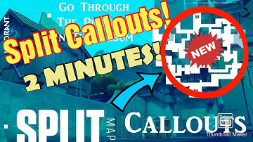 Split MAP GUIDE & Callouts(A-Z) | Valorant Map Guide 2020