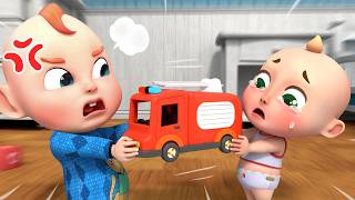 Don’t Want to Share Your Toys 😲 | Sharing Is Caring! ❤️| Learn Good Manners | Rosoo Nursery Rhymes