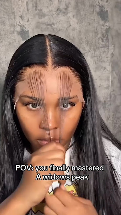 Widows peak wig tutorial #widowspeak #wigtutorial #wiginstall