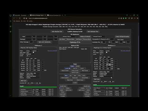 Pokemon Showdown Calculator EV Optimizer video preview 2