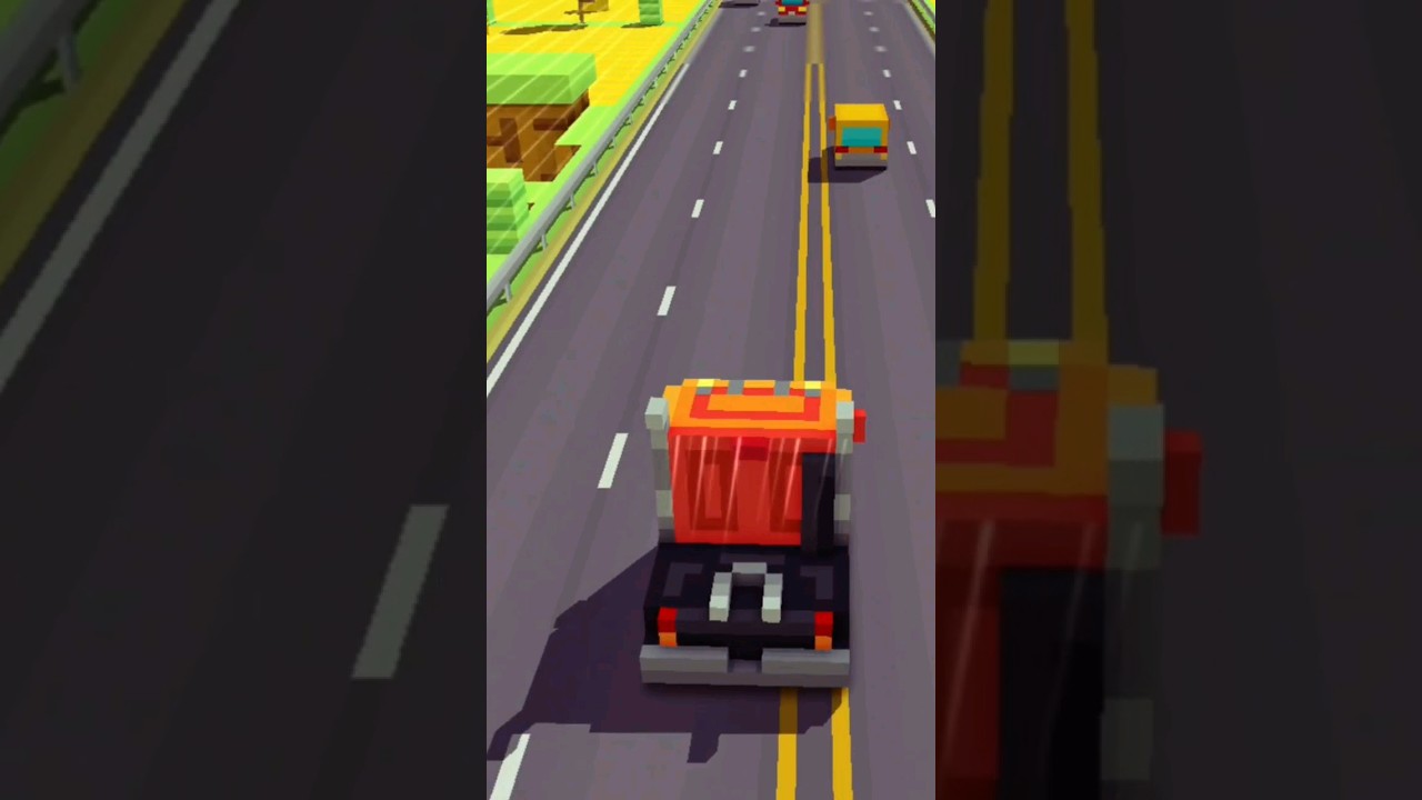 Blocky Highway Best Crash Scene | Car Racing Video Game 