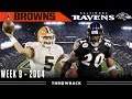 Prime Time Defensive Battle! (Browns vs. Ravens 2004, Week 9)