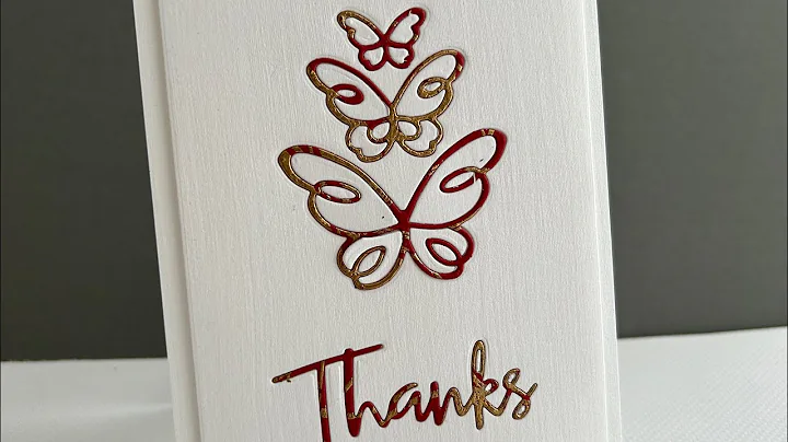 Quick and easy die-cut inlay using leftovers