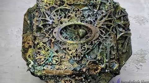 Mixed Media Steampunk altered Box