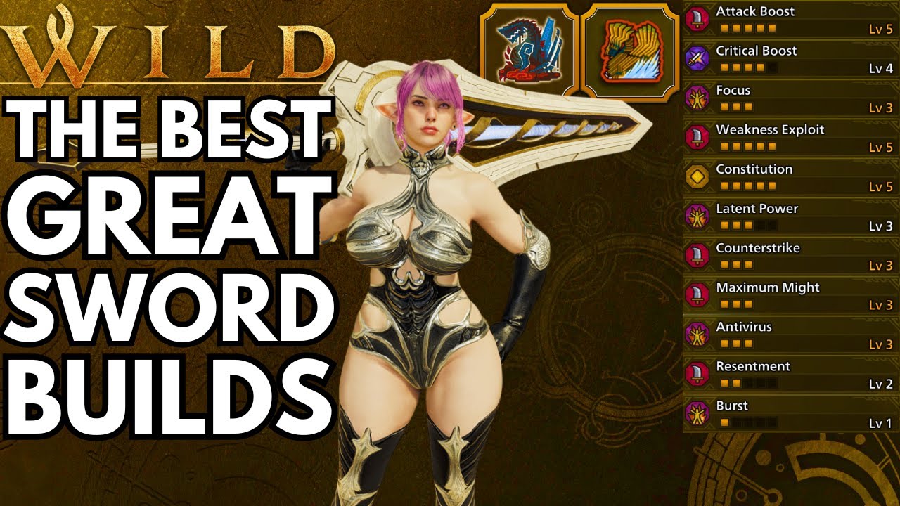 MH Wilds - The 3 New Best OP Greatsword Builds For Maximum Damage - Title Update 4 Build Guide!