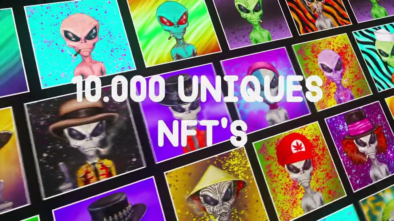 NFT Trailer, Happy Alien Collection Coming Soon - May 17 on OpenSea [2022]