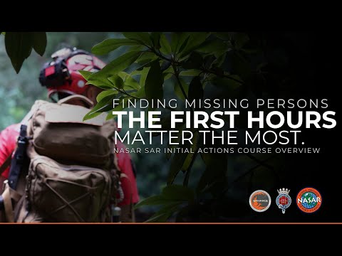 NASAR SARIA Course | Understanding Initial Actions - To Find Missing Persons | Search Management