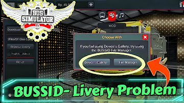 Livery Not Working Bus Simulator Indonesia Bussid।।Bussid Livery Problem Fixed 2022