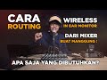 Tutorial sederhana Routing Wireless In Ear Monitor IEM System dari Mixer buat Kebutuhan Manggung !