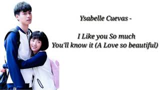 I like you so much you'll know it (A love so beautiful) - Ysabelle Lirik dan terjemahan