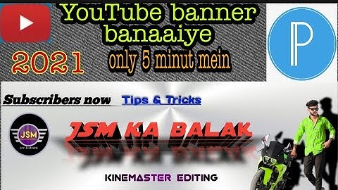 How To Make professional Channel Art | YouTube Channel Banner | Pixellab Tutorial in Hindi 2021