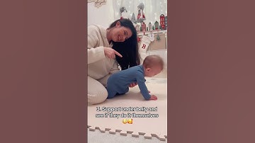 THIS activity will teach your baby to CRAWL ‼️🚨 #momtobe #momtips  #newmom  #baby #babyshorts