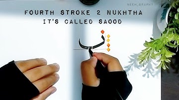 How can I writeب،ت،ثin thuluth script| Arabic calligraphy class part- 3