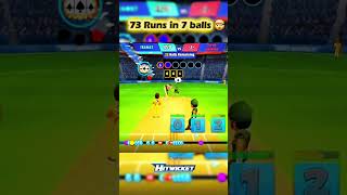 73 runs in 7 balls 🤯#hitwicket #hitwicketcreatorsclub #challenge #cricketshorts #cricketgame #hitman