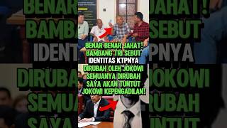 TERUNGKAP!! BAMBANG TRI MENGAKU IDENTITASNYA DIRUBAH OLEH JOKOWI #shorts #jokowi
