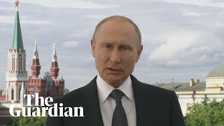 Vladimir Putin welcomes football fans before World Cup 2018 screenshot 4