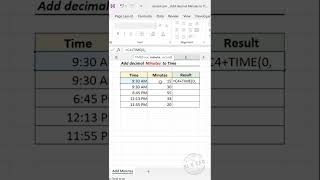 Add Minutes to Time in Excel screenshot 5