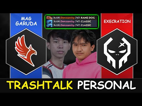 PERSONAL TRASHTALK MODE IS ON - MAG Garuda vs Execration Group Stage RES Regional SEA Dota 2