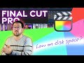 Final Cut Pro Tips: Fix Low on Disk Space | Run from External SSD