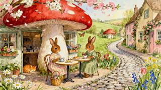 Afternoon Tea Under a Mushroom Café 🍄🌸 | Storybook Ambience & Cottagecore Music screenshot 3