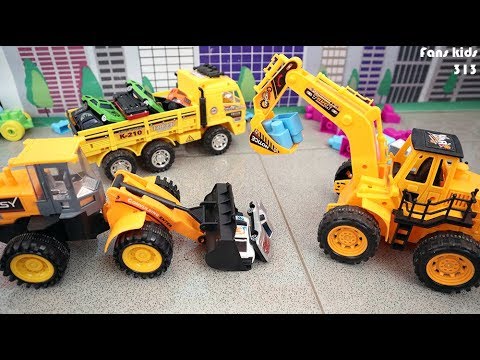 Toys construction for children I Mainan anak excavator 