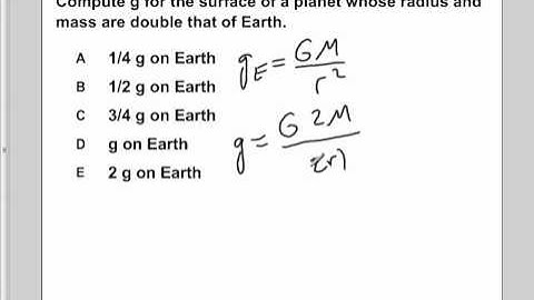 AP Physics B Universal Gravitation Presentation #6
