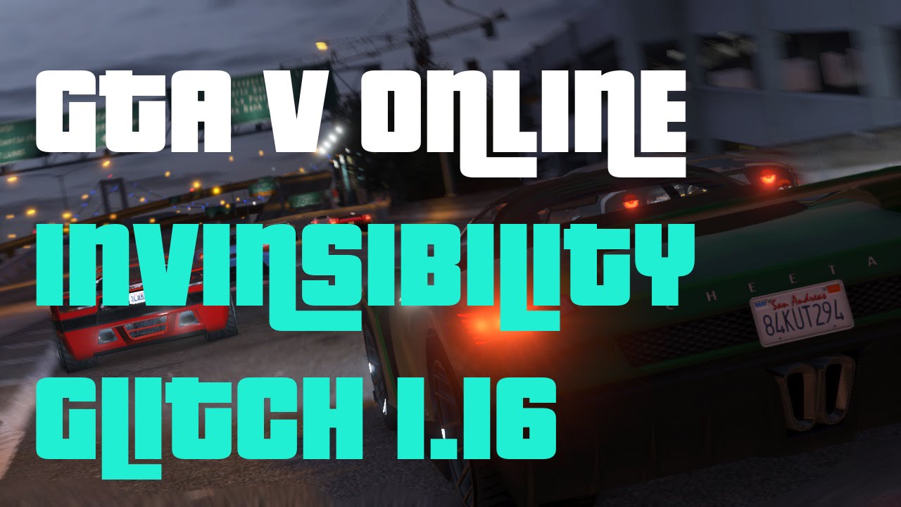 GTA 5 Online Invincibility and Invisibility Gitch after Patch 1.16