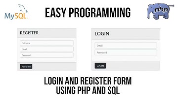 How to make a PHP Login System || Part 2 || HTML PHP SQL BOOTSTRAP