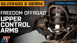 Famous 2014-2018 Silverado 1500 Freedom Offroad Front Upper Control Arms Review & Install Wealth