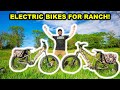 I Bought the WORLD'S Most EXPENSIVE Electric Bikes for my ABANDONED RANCH!!!