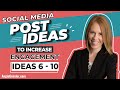 Social Media Post Ideas to Increase Engagement [Ideas 6 - 10]