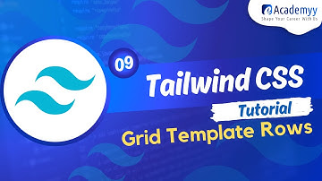 Tailwind CSS Tutorial #9 - Tailwind CSS Grid Template Rows