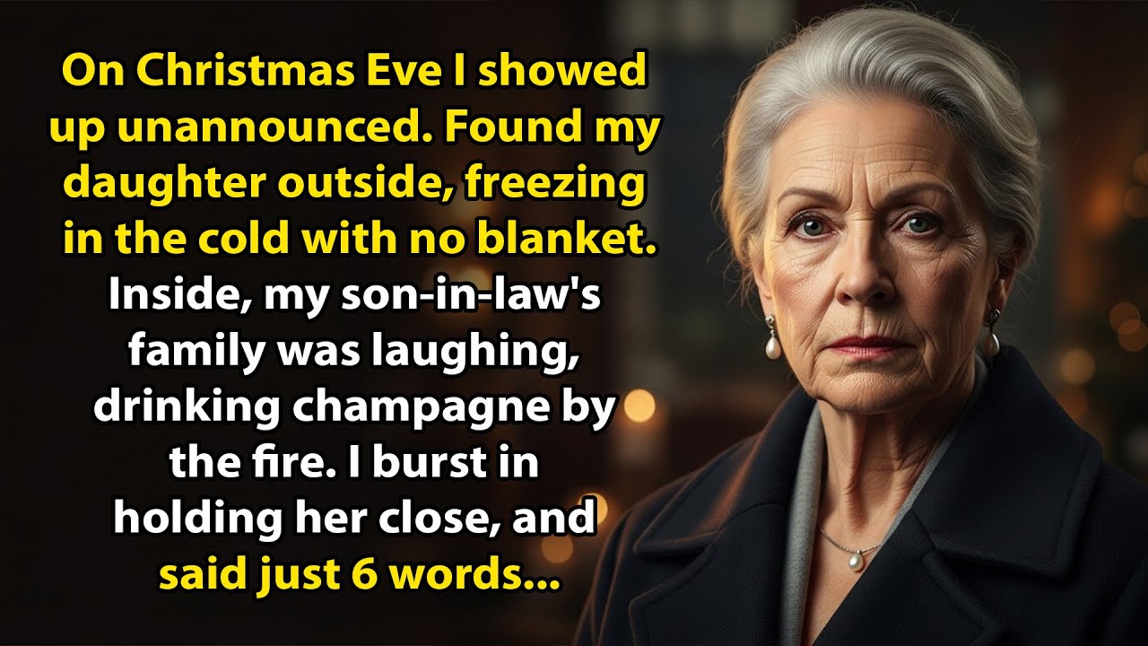 I found my daughter shivering on Christmas, while my son in law’s family laughed by the fireplace…