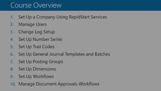 Information Dynamics NAV - Application Setup Course Introduction News