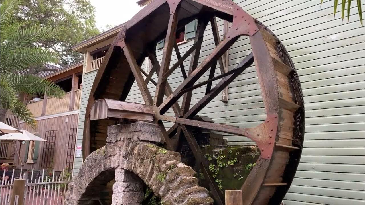 Water Wheel at Mill Top Tavern St Augustine, Florida 05252020 YouTube