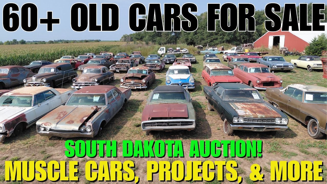 60 Old Cars For Sale at Auction | Wessington, South Dakota 2025