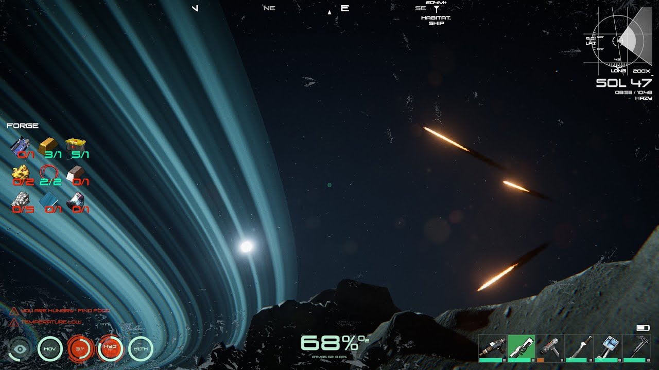 osiris finding zirconium and azurnium locations